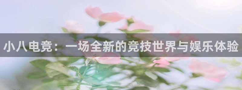 米兰电竞App官方：小八电竞：一场全新的竞技世界与娱乐体验