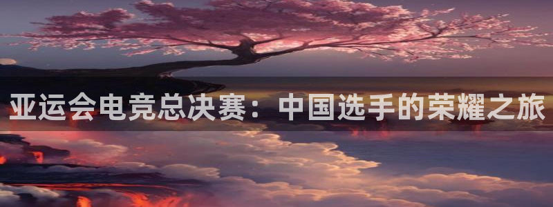米兰电竞平台：亚运会电竞总决赛：中国选手的荣耀之旅
