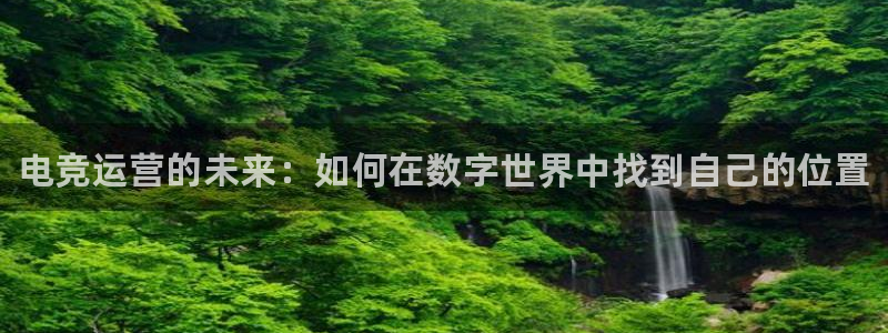 米兰电竞游戏：电竞运营的未来：如何在数字世界中找到自己的位置