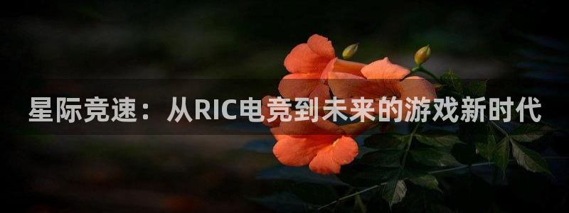 米兰电竞网站人口：星际竞速：从RIC电竞到未来的游戏新时代